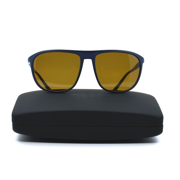 NEW STARCK BIOSUN SH5010 BLUE BROWN POLARIZED AUTHENTIC SUNGLASSES - Picture 5 of 11